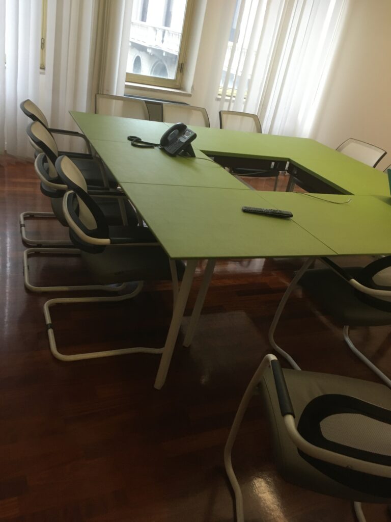 Gestione degli spazi aziendali in un ambiente di lavoro organizzato